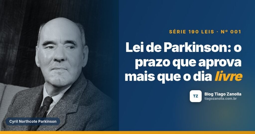 Lei de Parkinson: o prazo que aprova mais que o dia livre