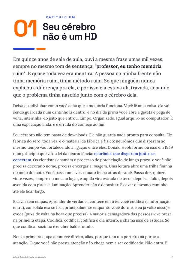 Amostra: início do capítulo 1