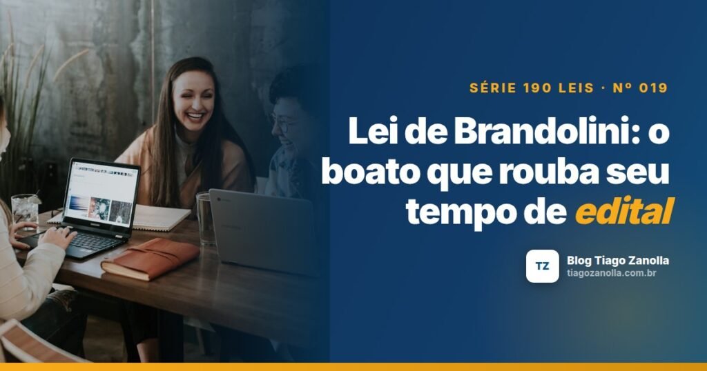 Lei de Brandolini: o boato que rouba seu tempo de edital